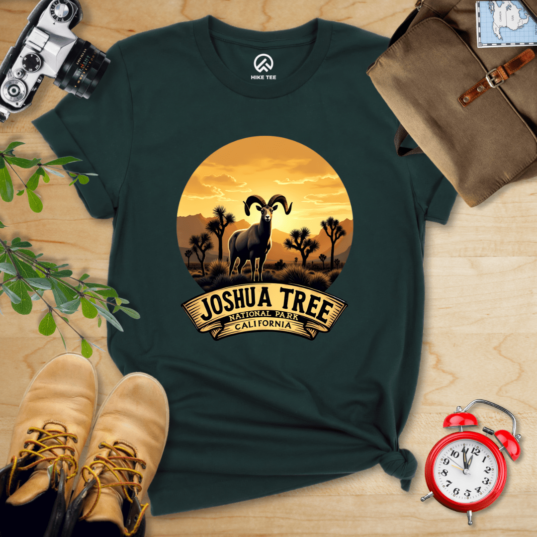 Hike Tee T-Shirt Forest / S Joshua Tree Bighorn Sheep Shirt