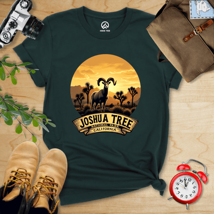 Hike Tee T-Shirt Forest / S Joshua Tree Bighorn Sheep Shirt