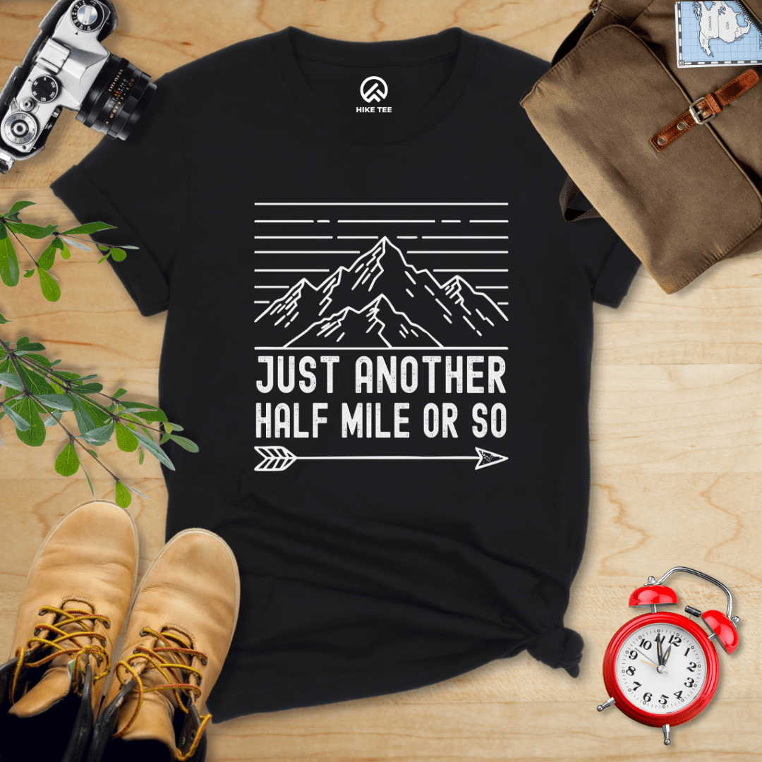 Hike Tee T-Shirt Black / S Just Another Half Mile Or So