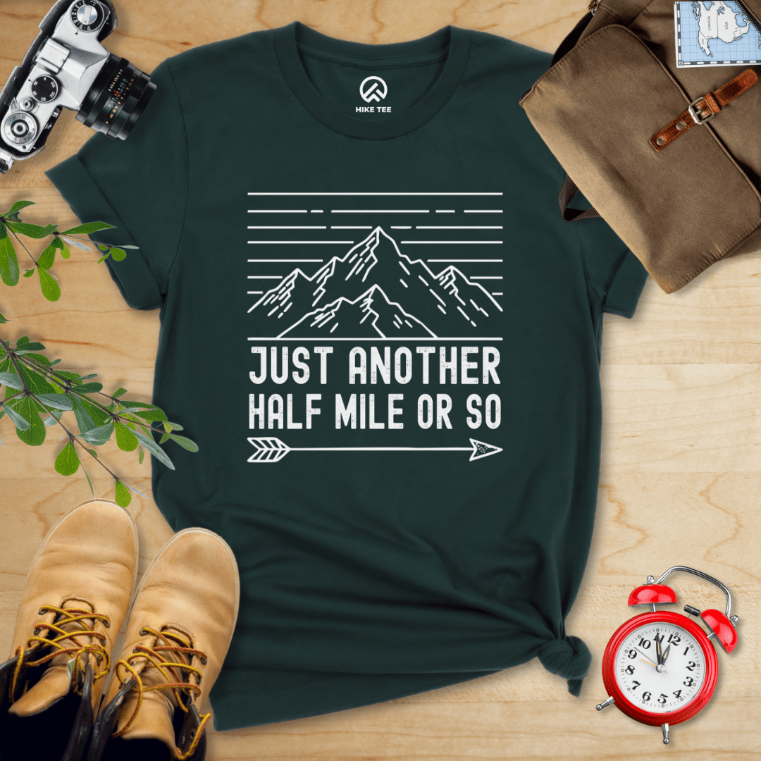 Hike Tee T-Shirt Forest / S Just Another Half Mile Or So
