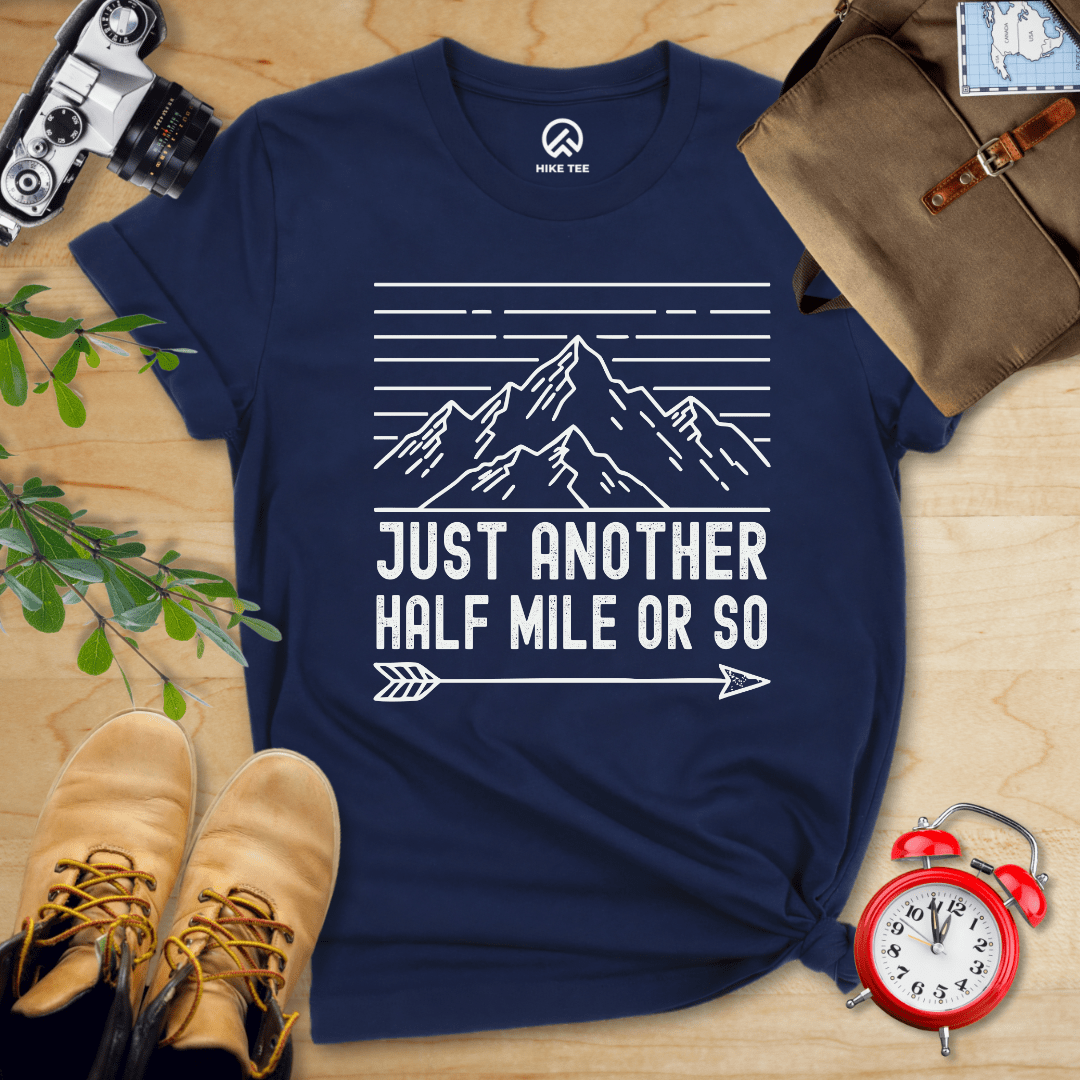Hike Tee T-Shirt Navy / S Just Another Half Mile Or So