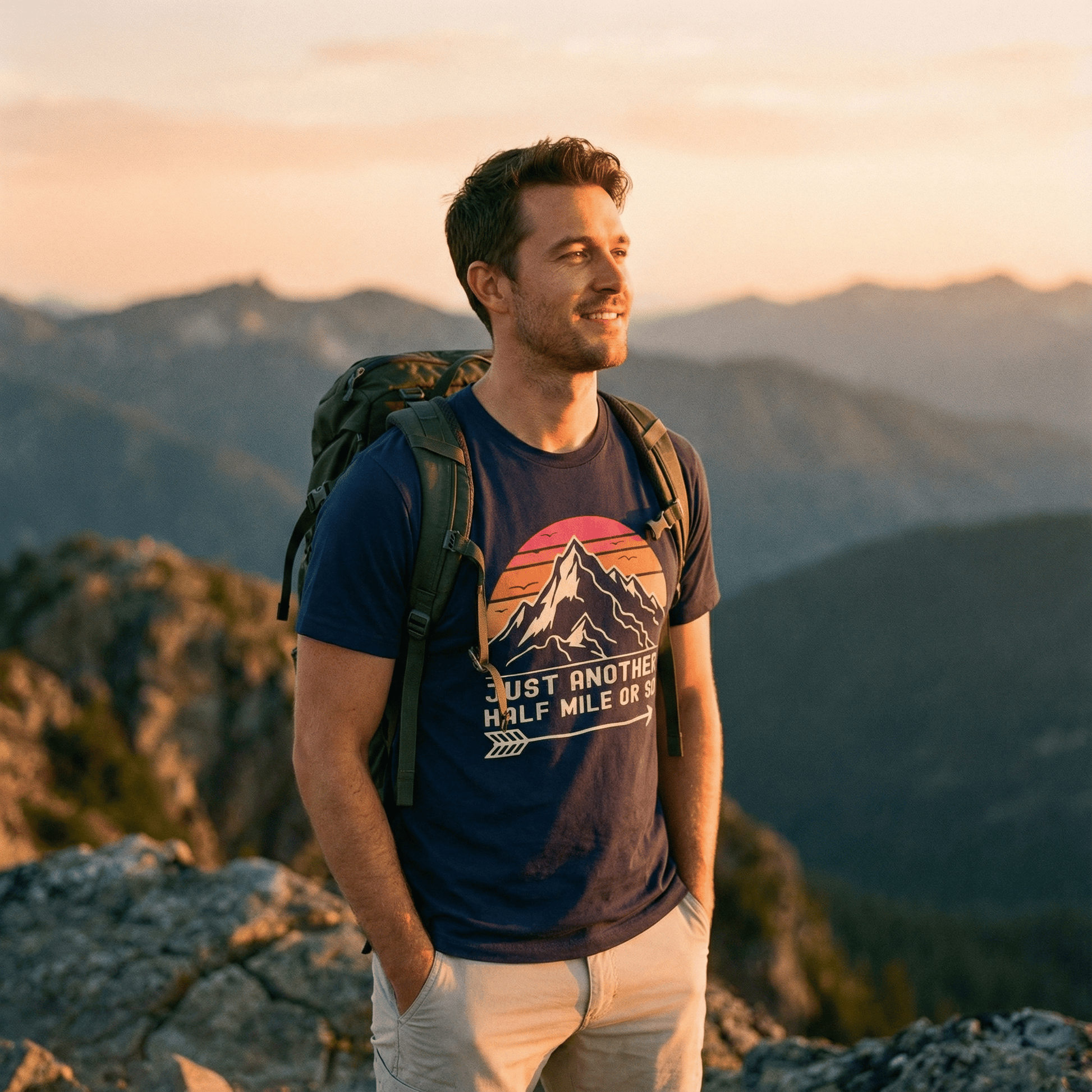 Hike Tee T-Shirt Just Another Half Mile Shirt