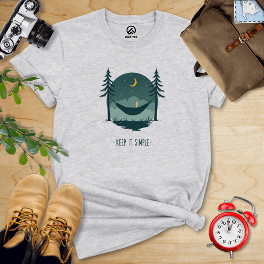 Hike Tee T-Shirt Athletic Heather / S Keep It Simple Shirt