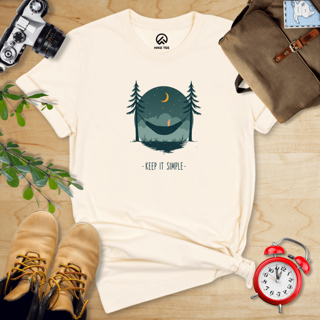 Hike Tee T-Shirt Natural / S Keep It Simple Shirt