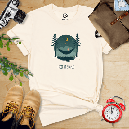 Hike Tee T-Shirt Natural / S Keep It Simple Shirt