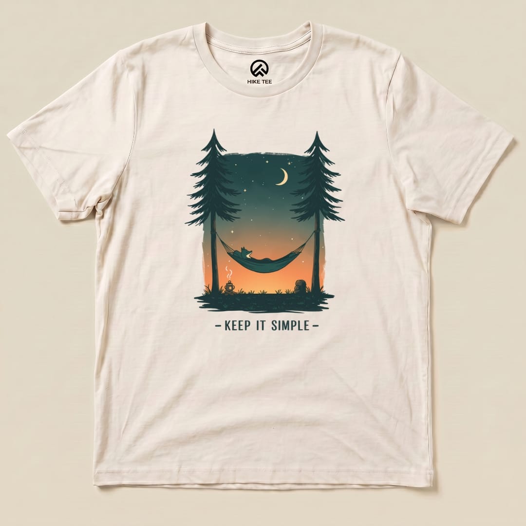 Keep It Simple Shirt Hike Tee T-Shirt Natural / S