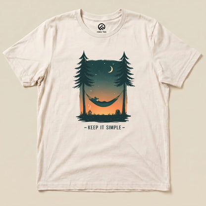 Keep It Simple Shirt Hike Tee T-Shirt Natural / S