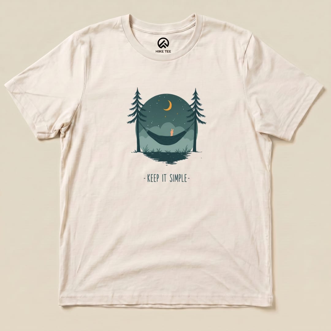 Keep It Simple Shirt Hike Tee T-Shirt Natural / S