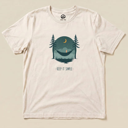 Keep It Simple Shirt Hike Tee T-Shirt Natural / S