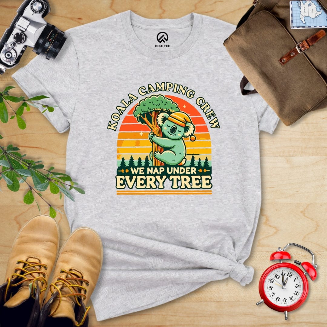 Hike Tee T-Shirt Athletic Heather / S Koala Camping Crew Shirt