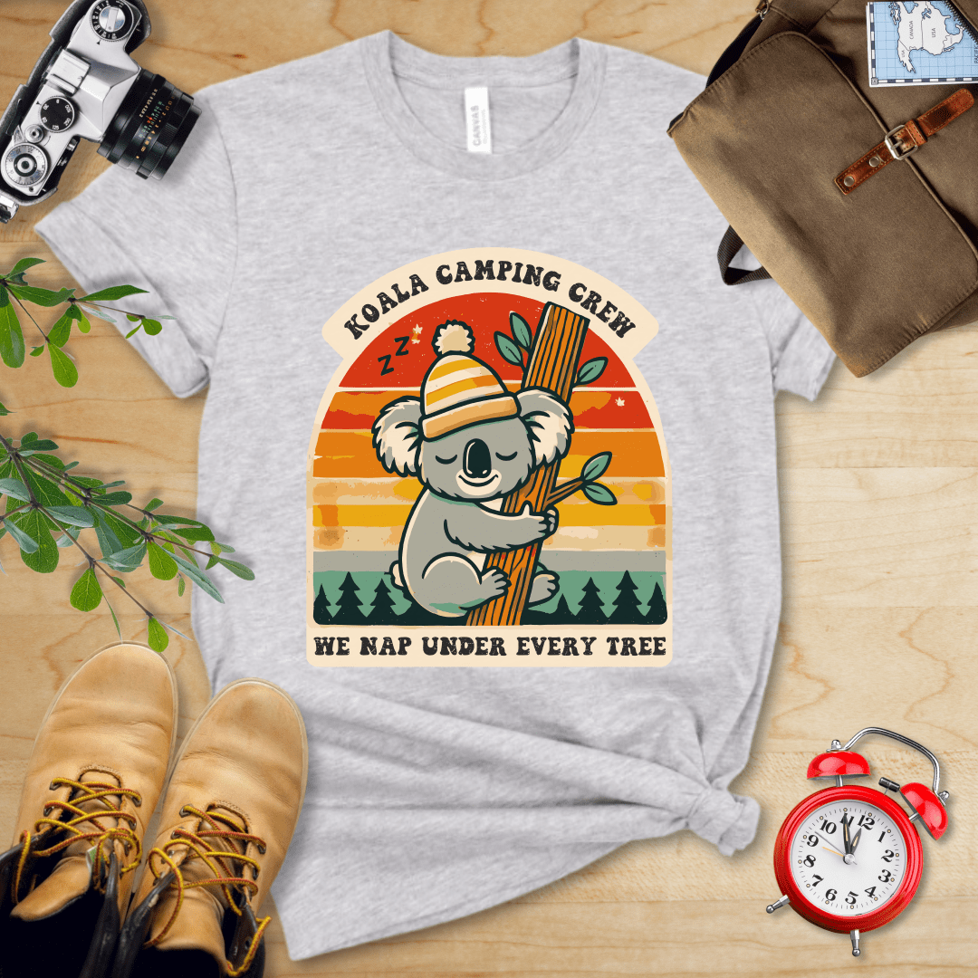 Hike Tee T-Shirt Athletic Heather / S Koala Camping Crew Shirt