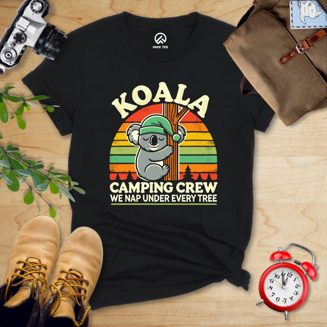 Hike Tee T-Shirt Black / S Koala Camping Crew Shirt