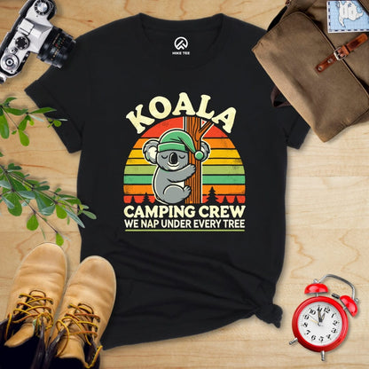 Hike Tee T-Shirt Black / S Koala Camping Crew Shirt