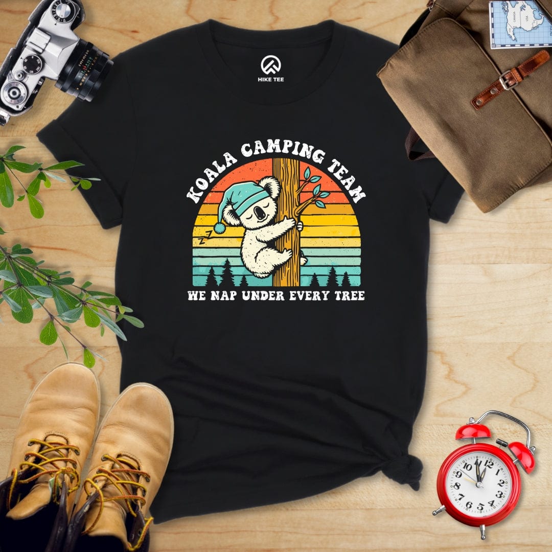 Hike Tee T-Shirt Black / S Koala Camping Crew Shirt