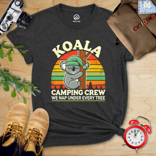 Hike Tee T-Shirt Dark Grey Heather / S Koala Camping Crew Shirt