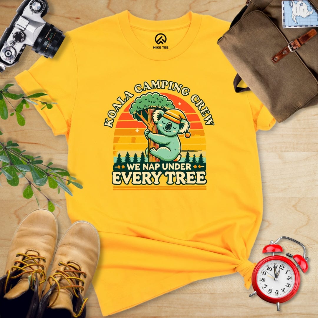 Hike Tee T-Shirt Gold / S Koala Camping Crew Shirt
