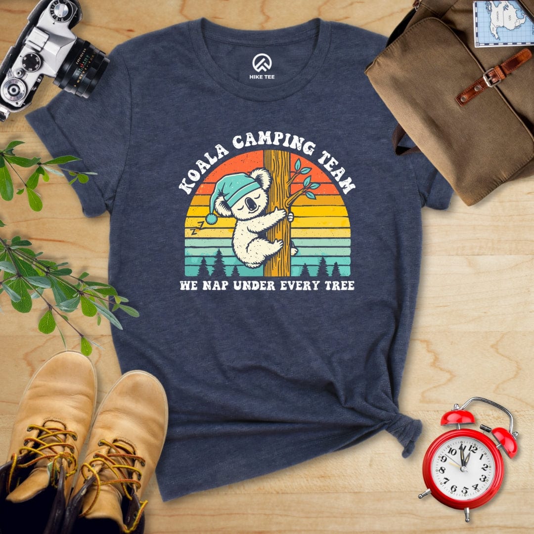Hike Tee T-Shirt Heather Navy / S Koala Camping Crew Shirt