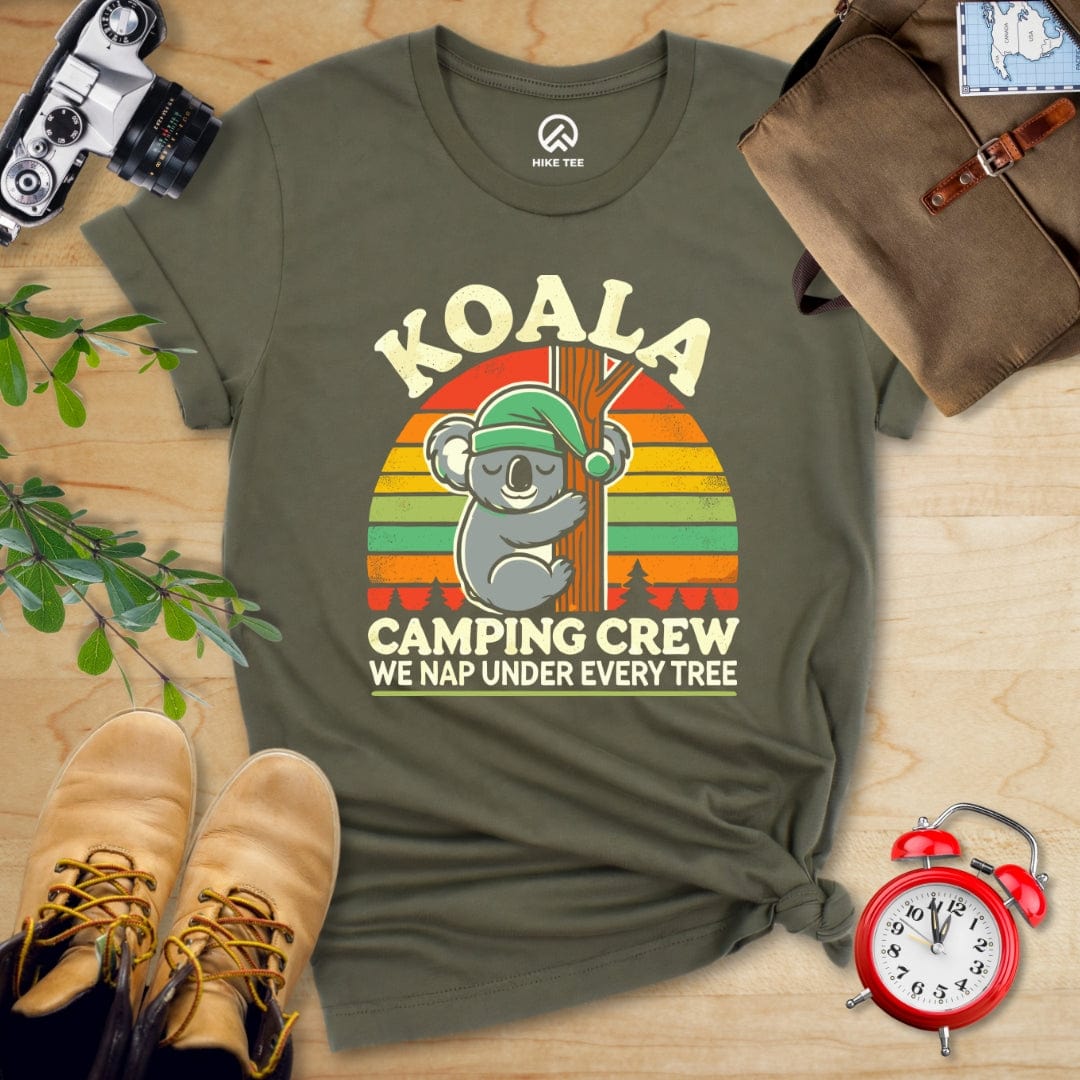 Hike Tee T-Shirt Military Green / S Koala Camping Crew Shirt