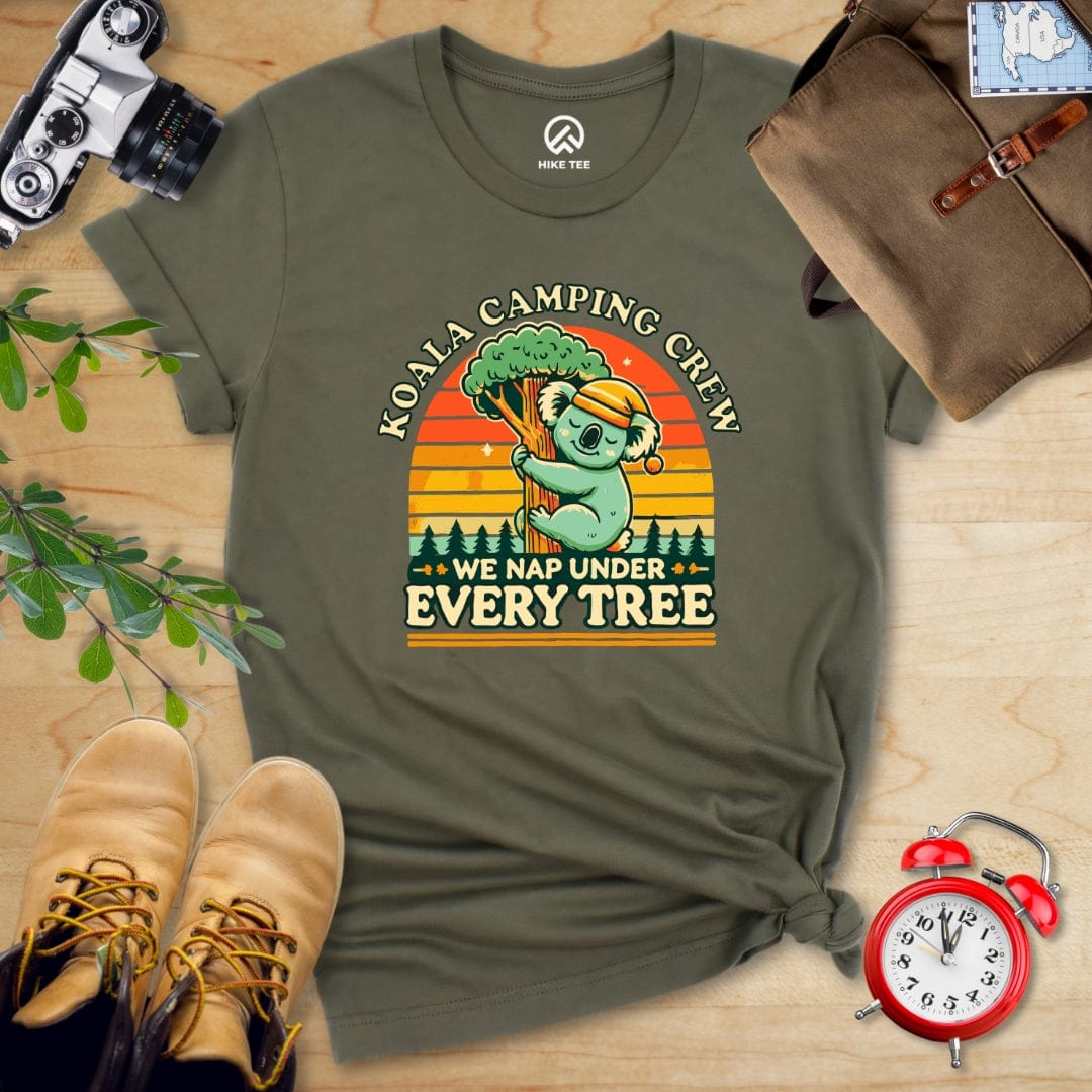 Hike Tee T-Shirt Military Green / S Koala Camping Crew Shirt