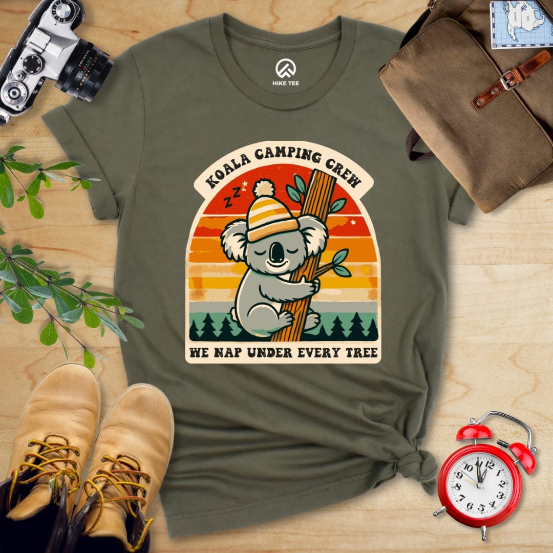 Hike Tee T-Shirt Military Green / S Koala Camping Crew Shirt