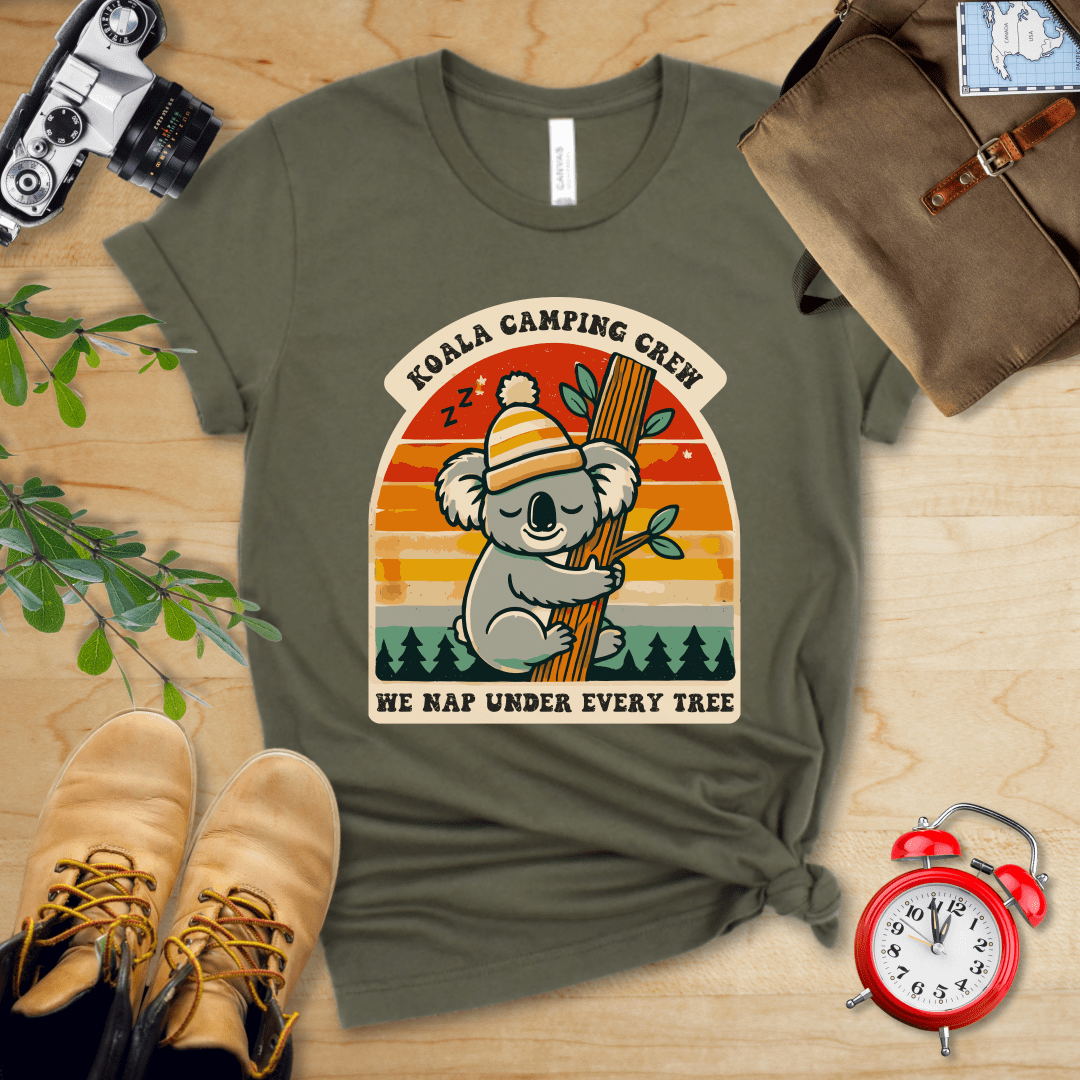 Hike Tee T-Shirt Military Green / S Koala Camping Crew Shirt