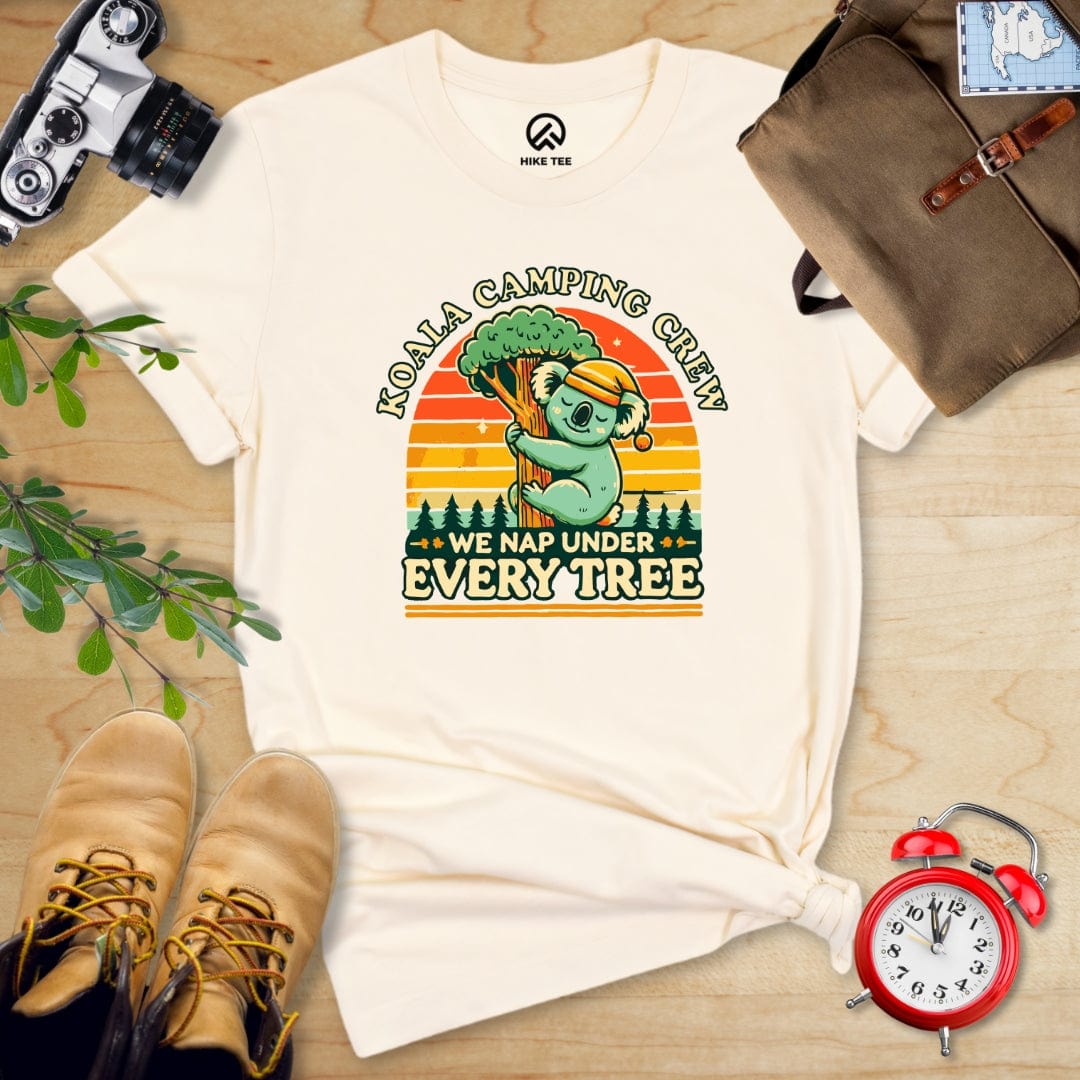 Hike Tee T-Shirt Natural / S Koala Camping Crew Shirt