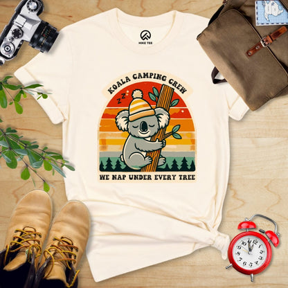 Hike Tee T-Shirt Natural / S Koala Camping Crew Shirt