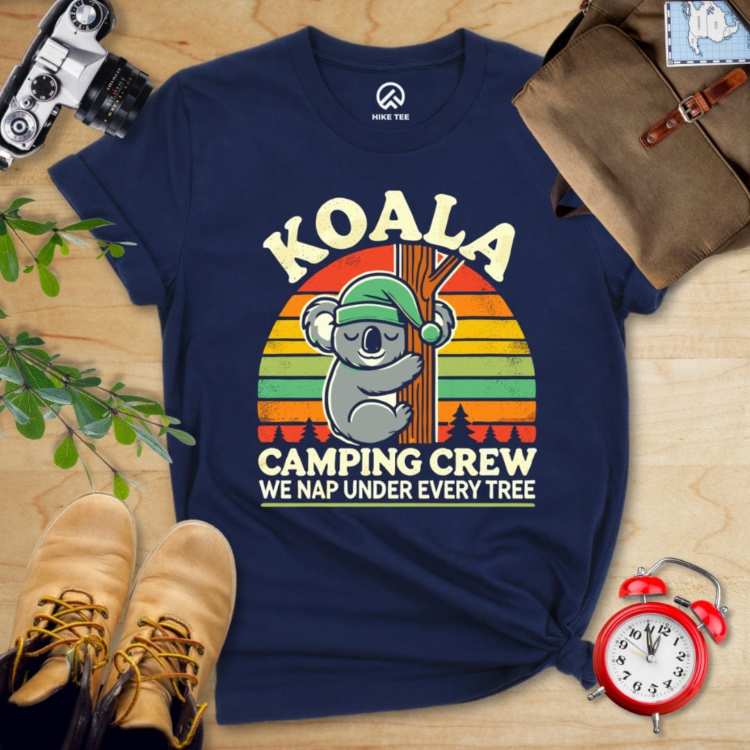 Hike Tee T-Shirt Navy / S Koala Camping Crew Shirt