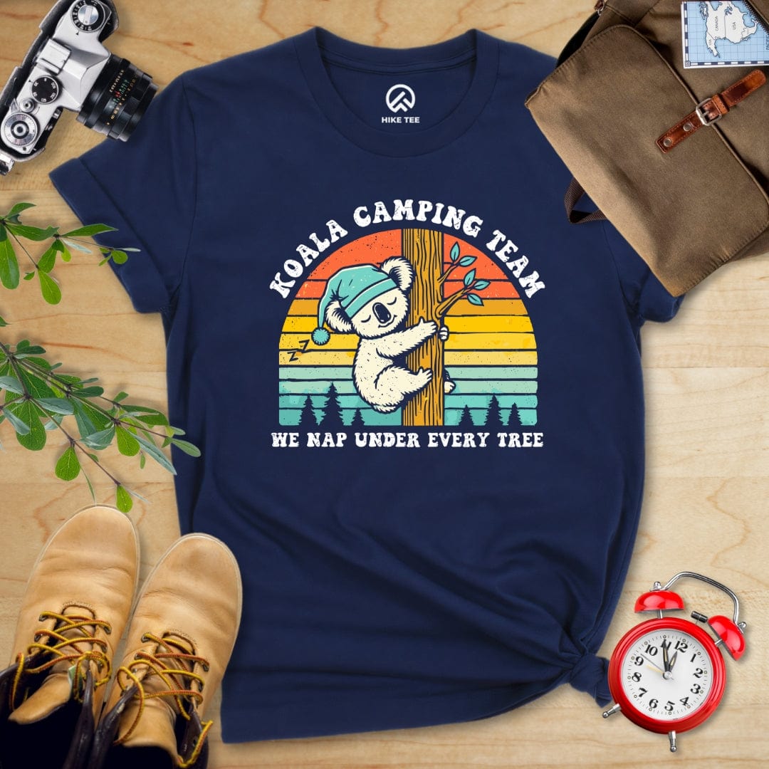 Hike Tee T-Shirt Navy / S Koala Camping Crew Shirt