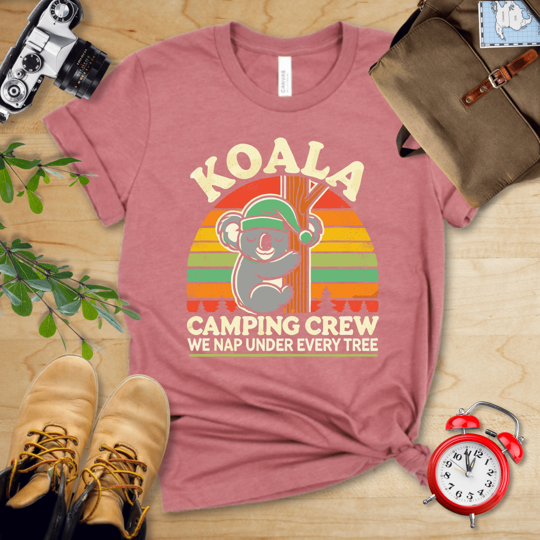 Hike Tee T-Shirt Heather Mauve / S Koala Camping Crew