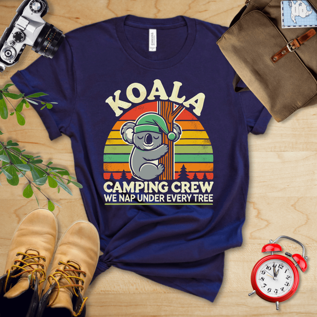 Hike Tee T-Shirt Navy / S Koala Camping Crew