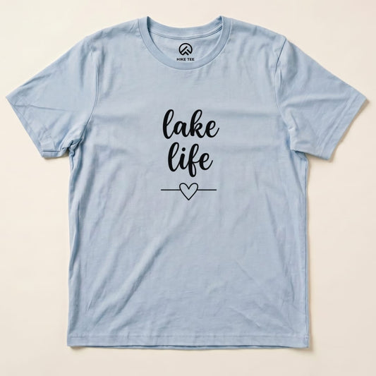 Lake Life Shirt Hike Tee T-Shirt Baby Blue / S