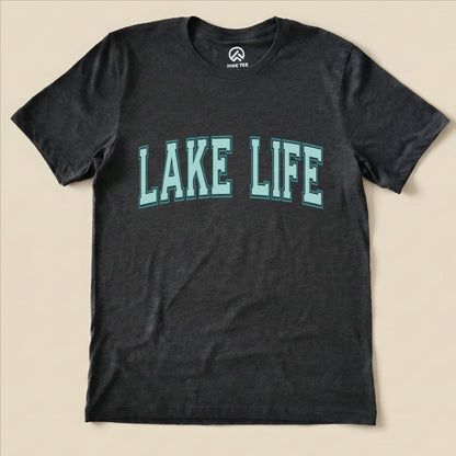 Lake Life Shirt Hike Tee T-Shirt Dark Grey Heather / S