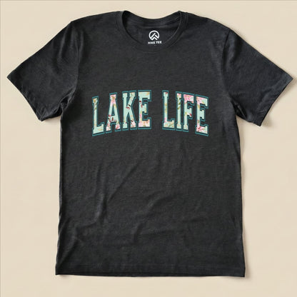 Lake Life Shirt Hike Tee T-Shirt Dark Grey Heather / S