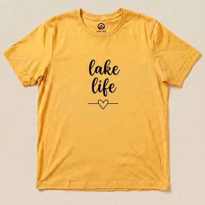 Lake Life Shirt Hike Tee T-Shirt Gold / S