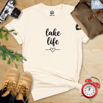 Hike Tee T-Shirt Natural / S Lake Life Shirt