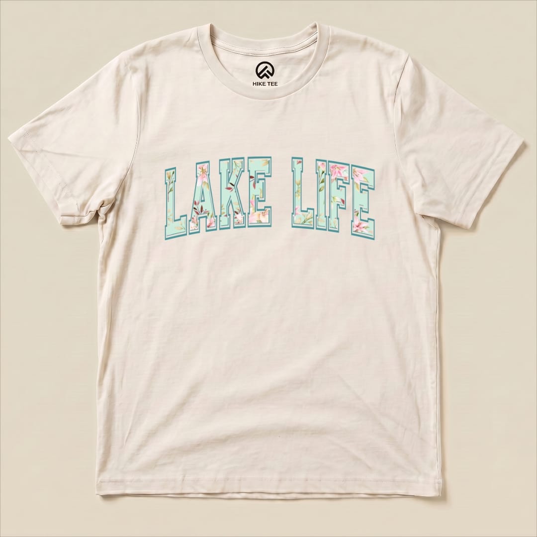 Lake Life Shirt Hike Tee T-Shirt Natural / S