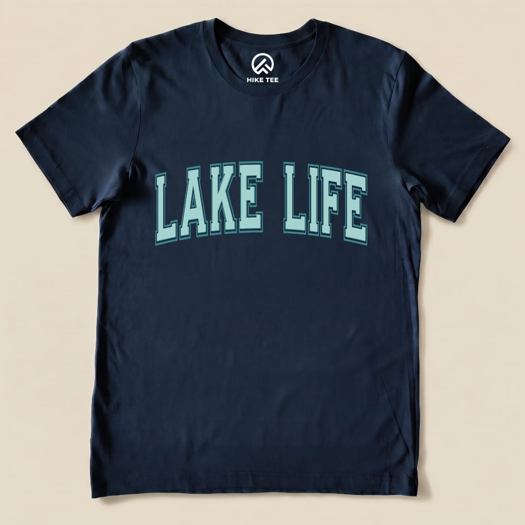 Lake Life Shirt Hike Tee T-Shirt Navy / S