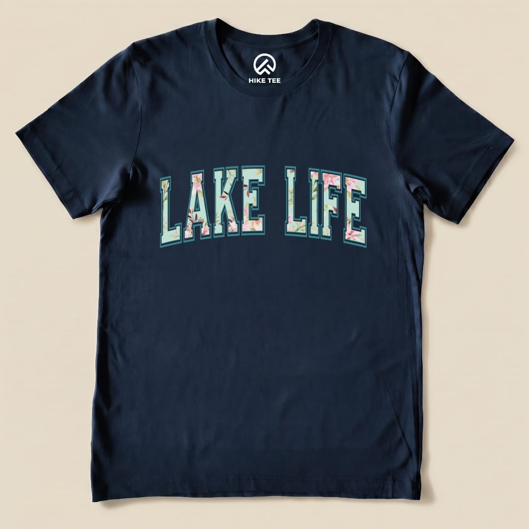 Lake Life Shirt Hike Tee T-Shirt Navy / S