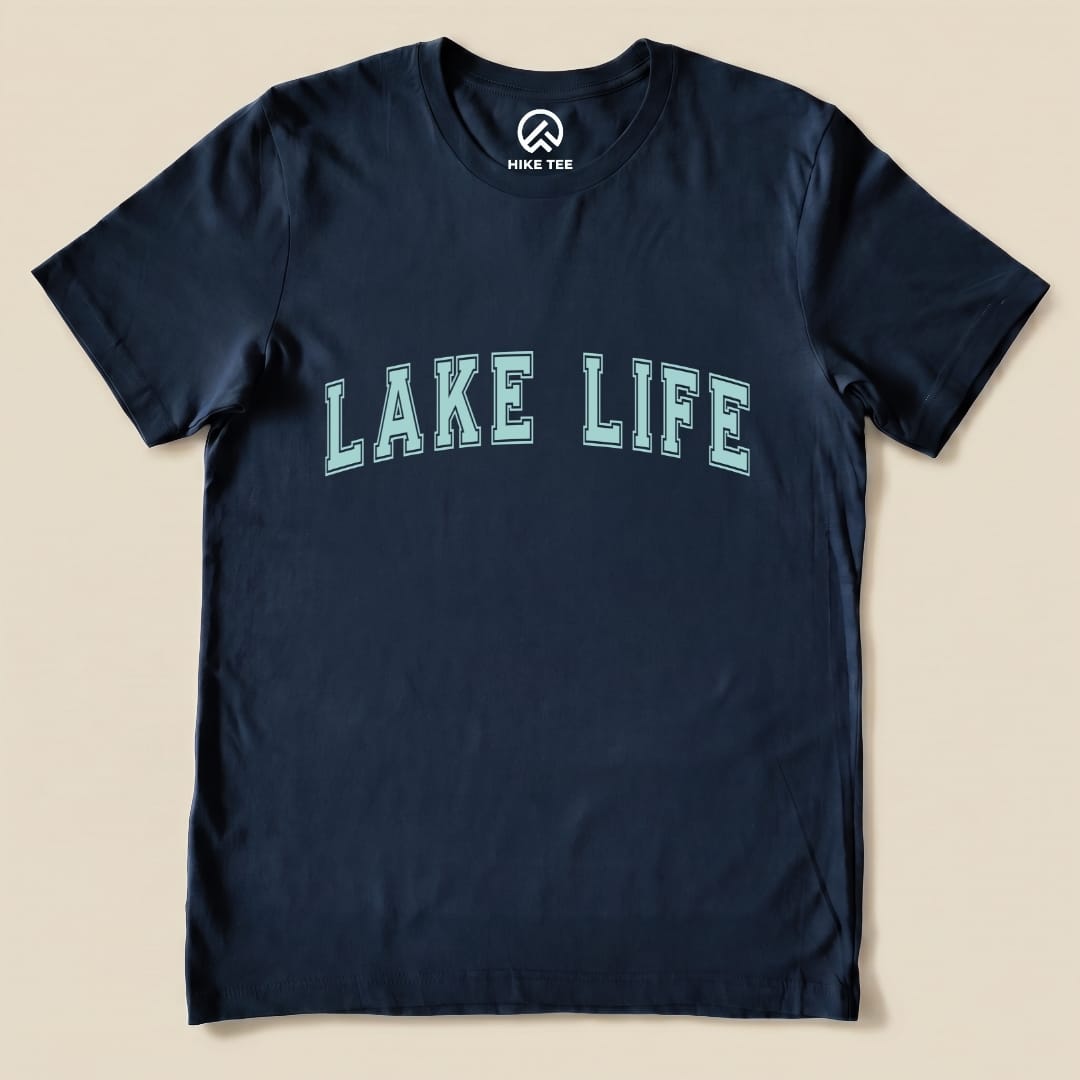 Lake Life Shirt Hike Tee T-Shirt Navy / S