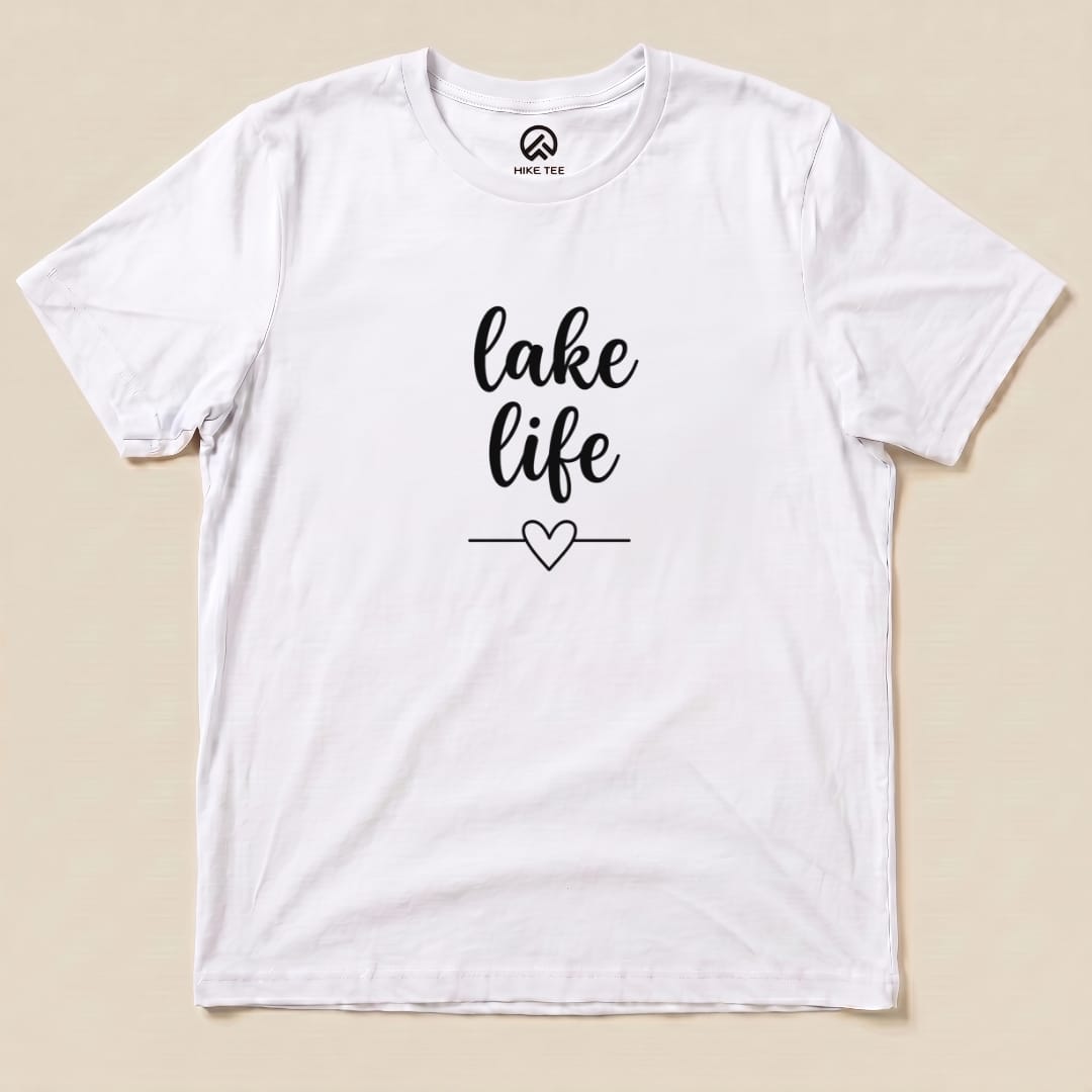 Lake Life Shirt Hike Tee T-Shirt White / S