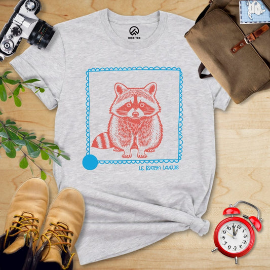 Hike Tee T-Shirt Athletic Heather / S Le Raton Laveur Shirt