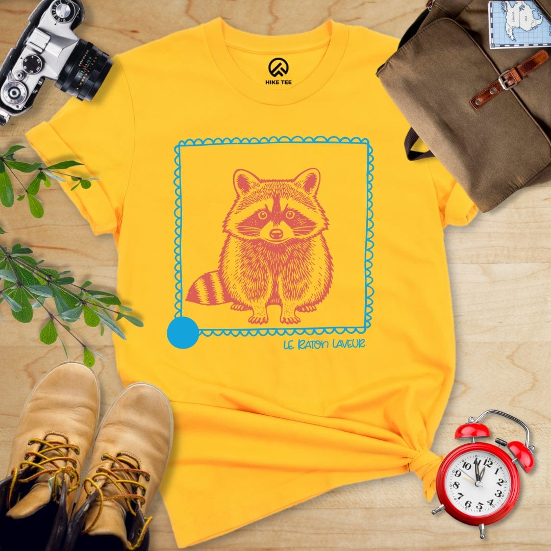 Hike Tee T-Shirt Gold / S Le Raton Laveur Shirt