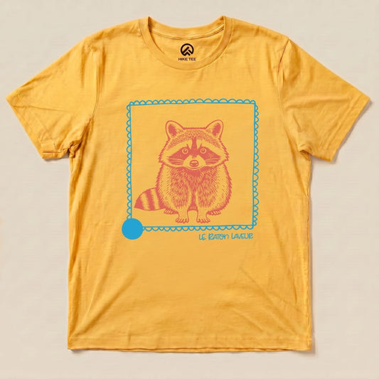 Hike Tee T-Shirt Gold / S Le Raton Laveur Shirt