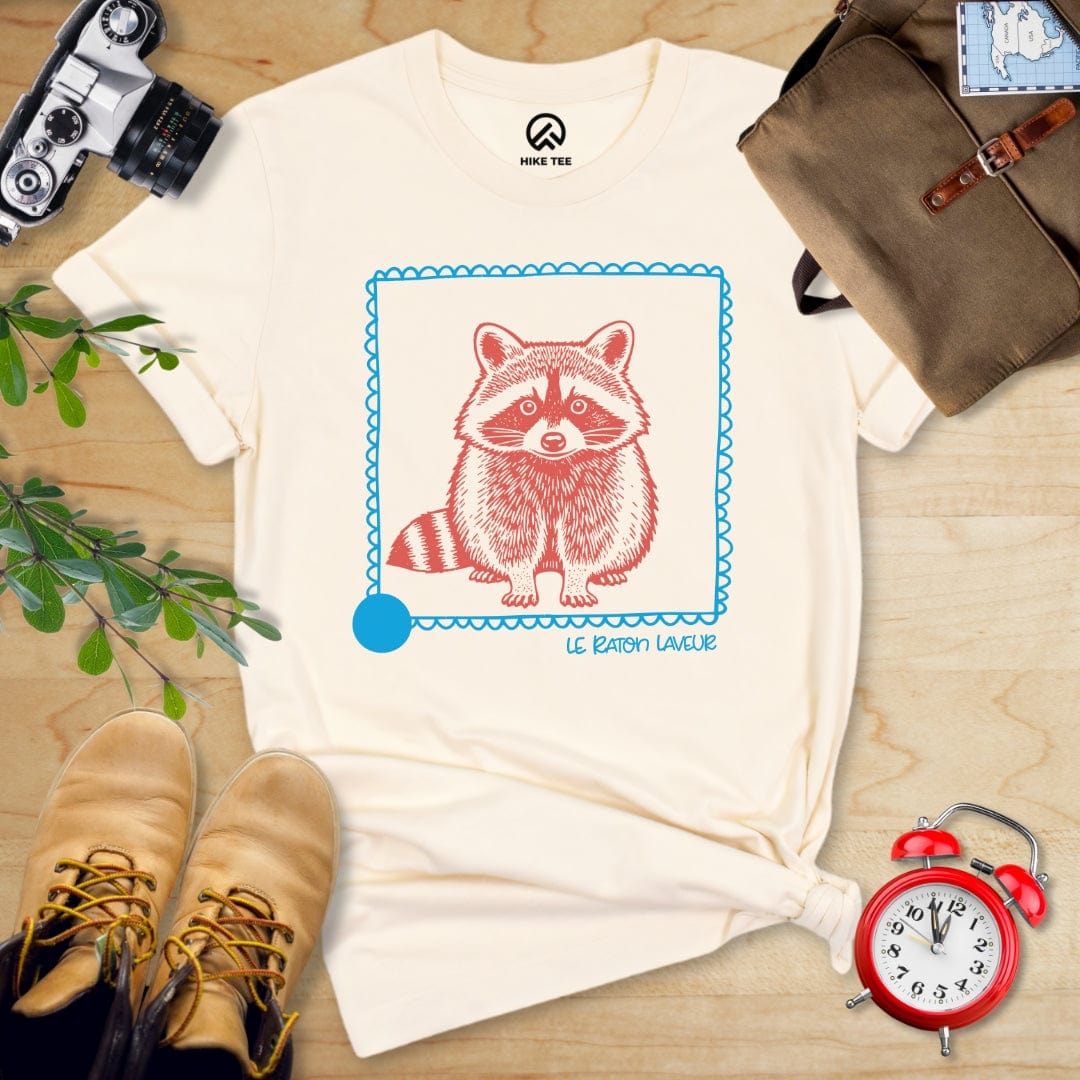 Hike Tee T-Shirt Natural / S Le Raton Laveur Shirt