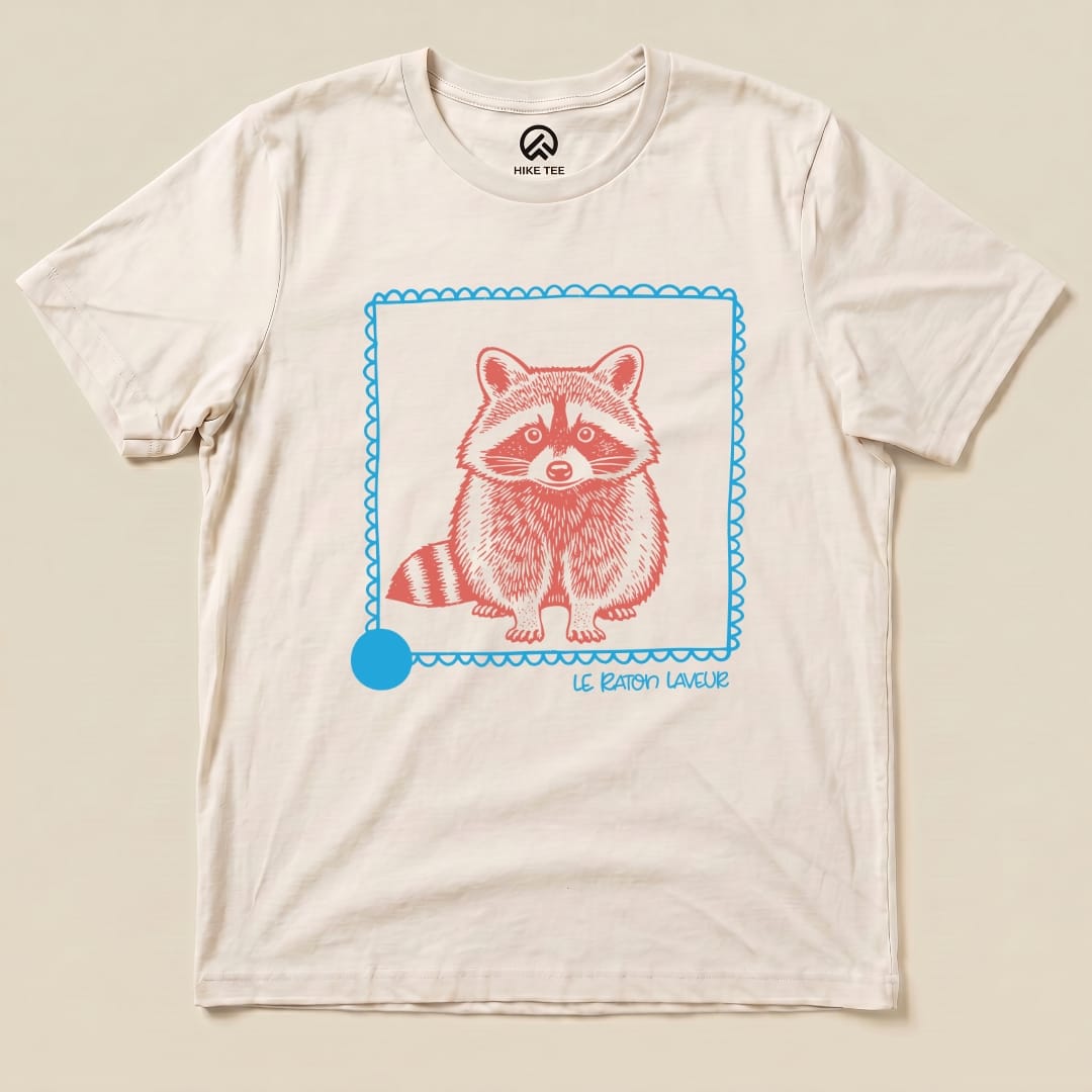 Hike Tee T-Shirt Natural / S Le Raton Laveur Shirt