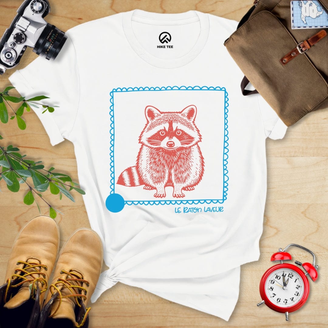 Hike Tee T-Shirt White / S Le Raton Laveur Shirt