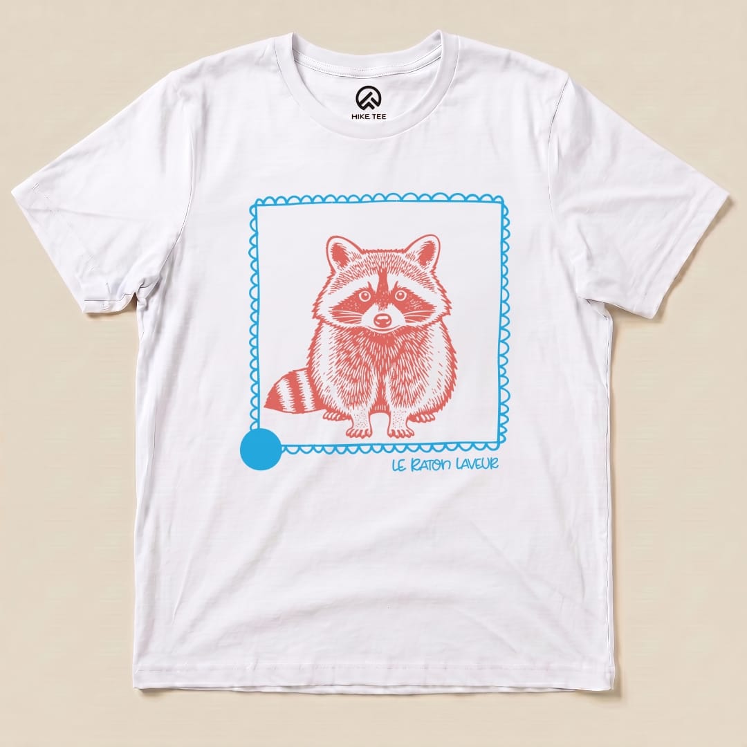 Hike Tee T-Shirt White / S Le Raton Laveur Shirt
