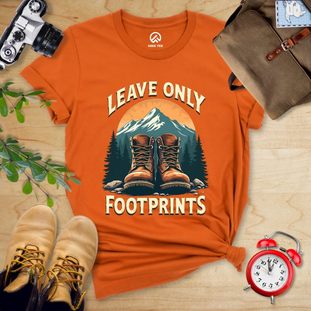 Hike Tee T-Shirt Autumn / S Leave Only Footprints Shirt