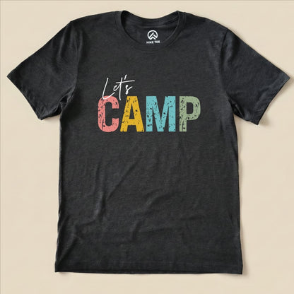 Hike Tee T-Shirt Dark Grey Heather / S Let's Camp Shirt